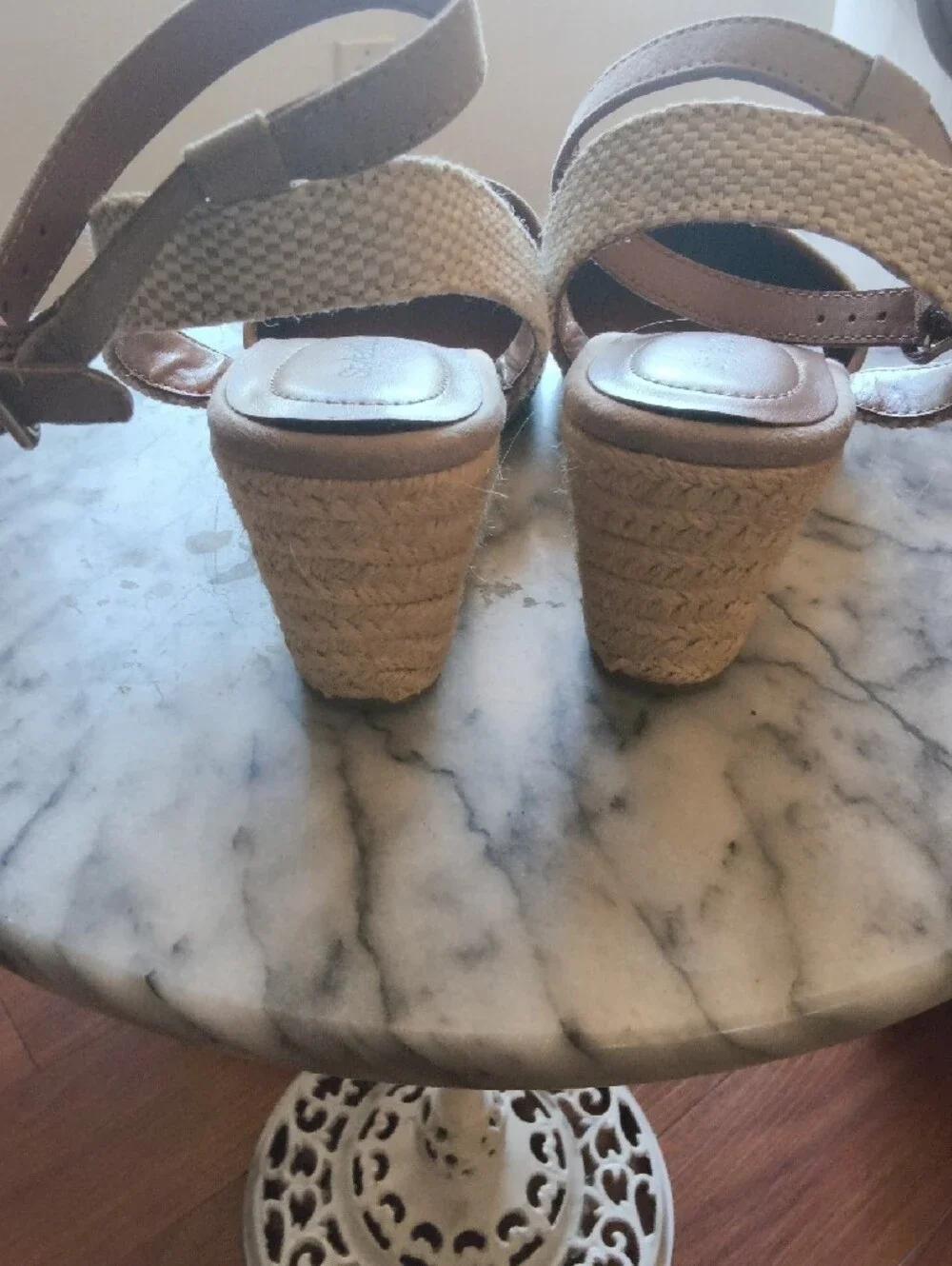 Style & Co. taupe espadrille